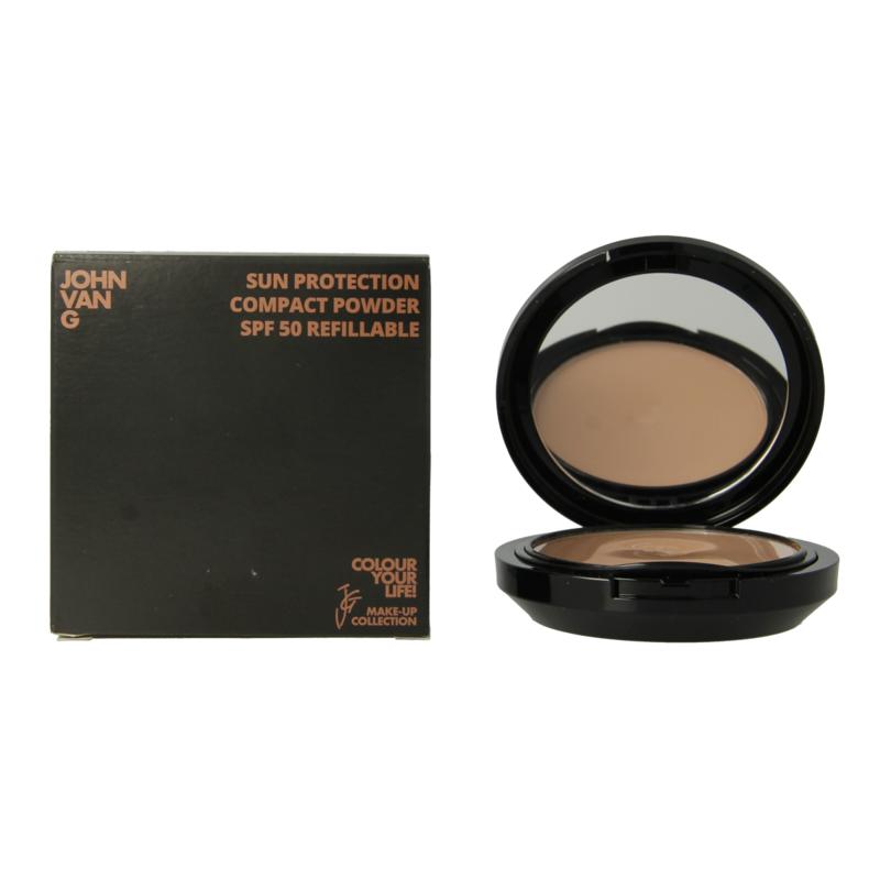 John van G Sun Protection Compact Powder SPF50 Refill 45 (1 stuk)