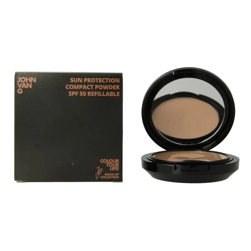 John van G Sun Protection Compact Powder SPF50 Refill 45 (1 stuk)