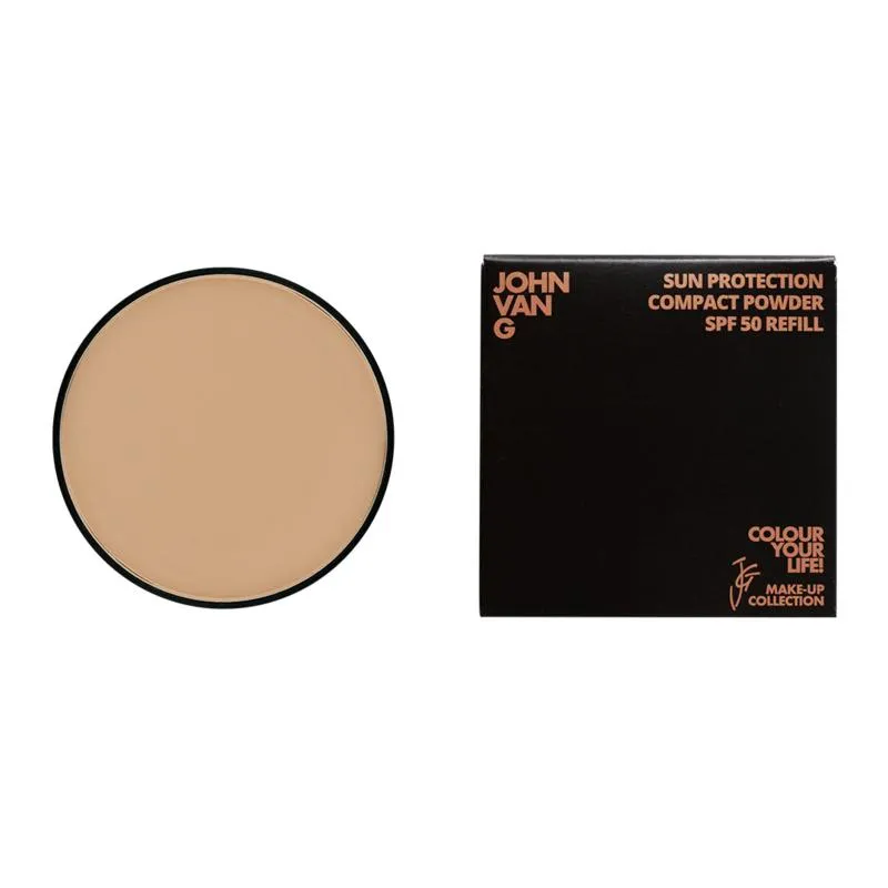 John van G Sun Protection Compact Powder Refill 60 SPF50 (1 stuk)