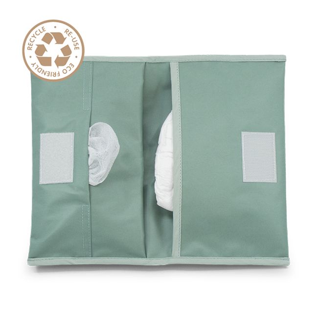 Kipkep Napper Luier-etui Pale Green/groen (1 stuk)