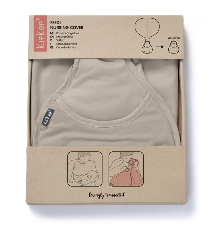 Kipkep Feedi Borstvoedingsdoek Cookie Beige Katoen (1 stuk)