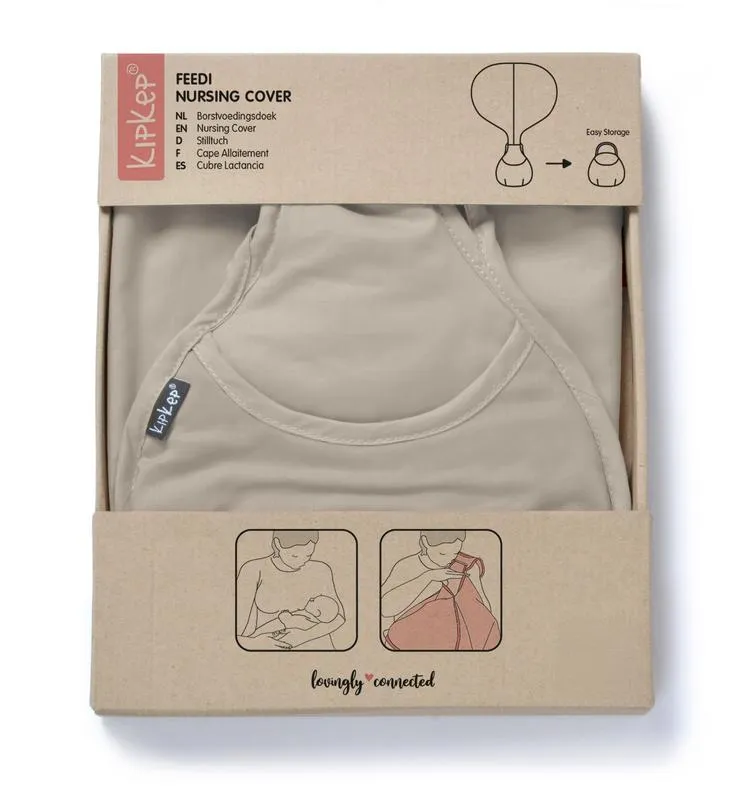 Kipkep Feedi Borstvoedingsdoek Cookie Beige Katoen (1 stuk)