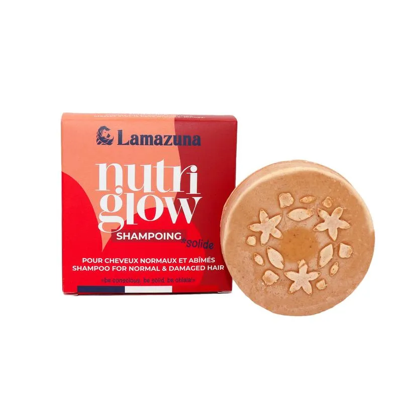 Lamazuna Shampoo Bar Normaal Haar - Nutriglow (70 gr)