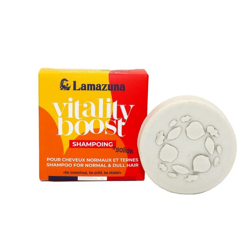 Lamazuna Shampoo Bar Normal Hair - Vitality Boost (70 gr)