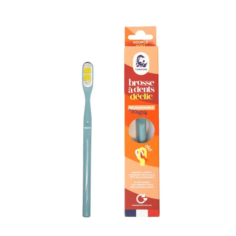 Lamazuna Toothbrush Soft Storm Blue (1 stuk)