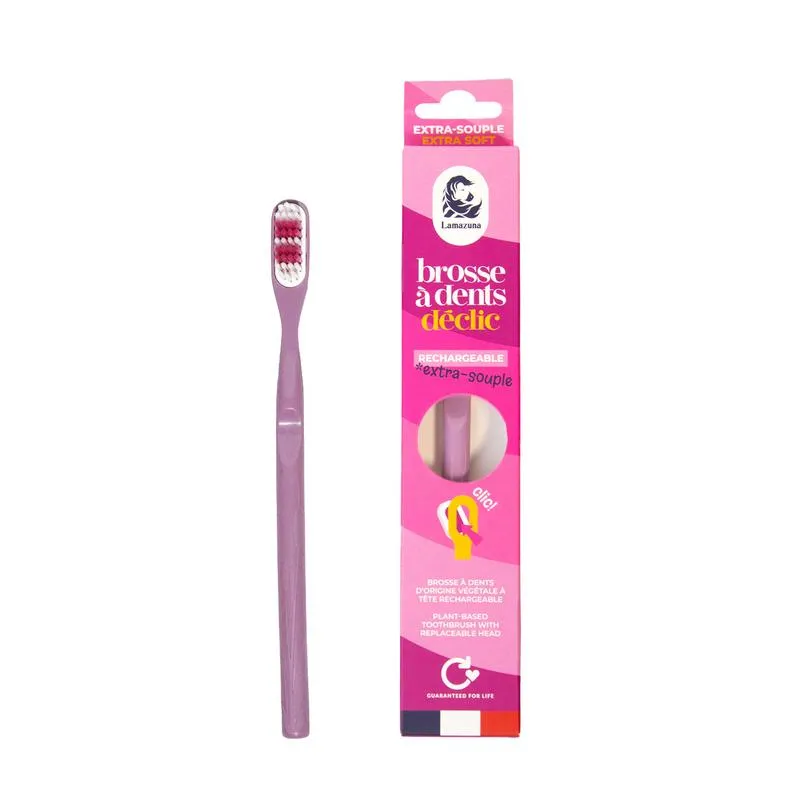 Lamazuna Toothbrush Extra Soft Lilac (1 stuk)