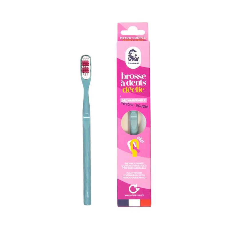 Lamazuna Toothbrush Extra Soft Storm Blue (1 stuk)