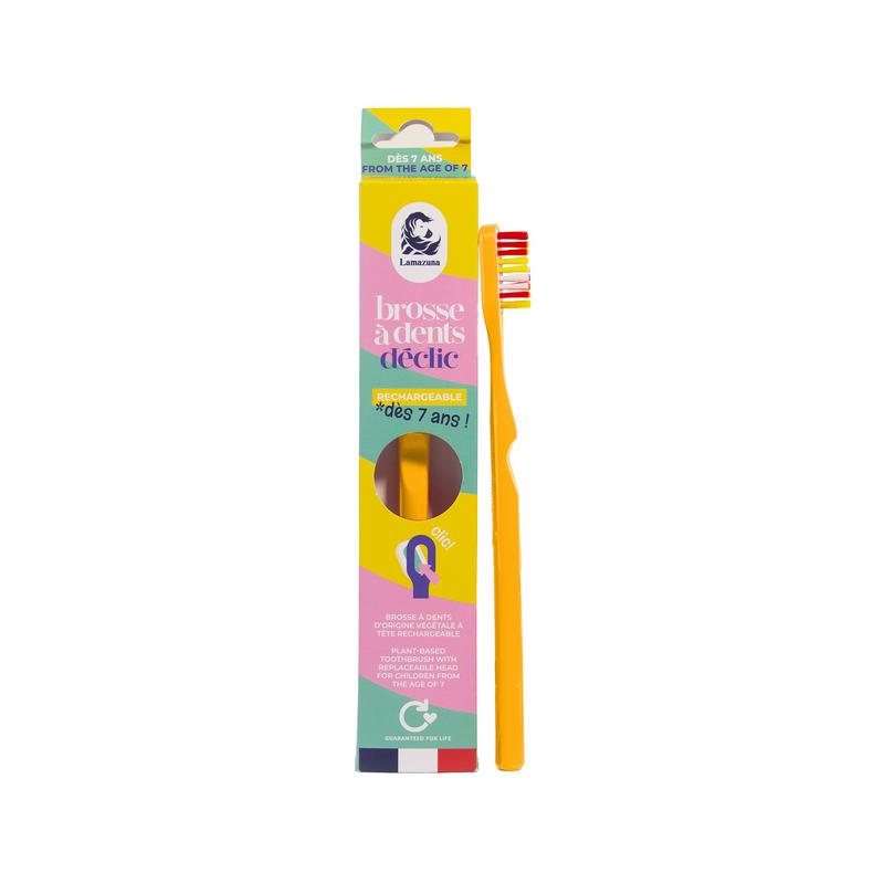 Lamazuna Toothbrush Kids Yellow (1 stuk)