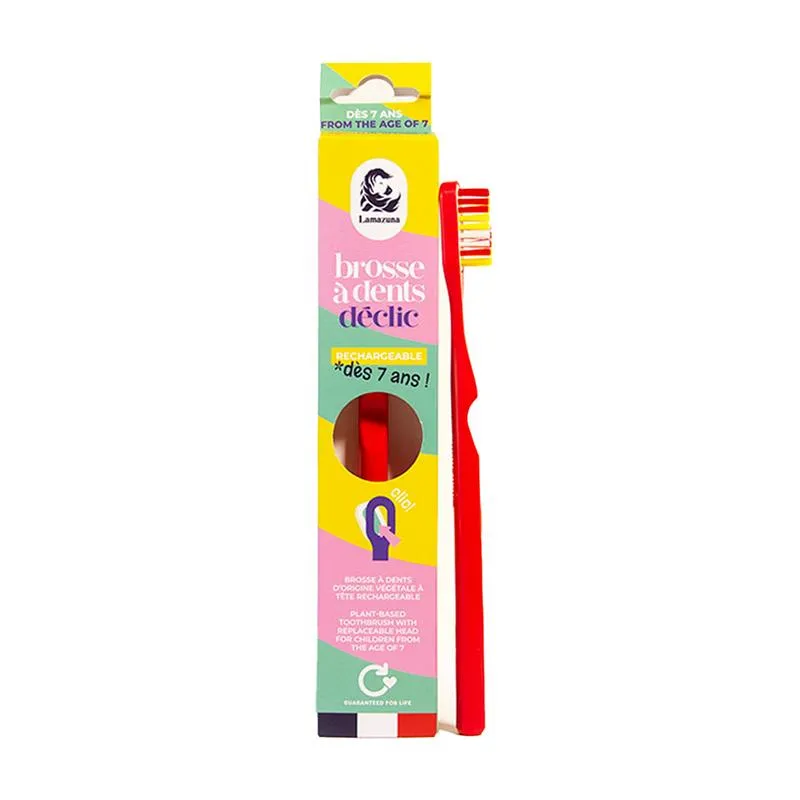 Lamazuna Toothbrush Kids Red (1 stuk)