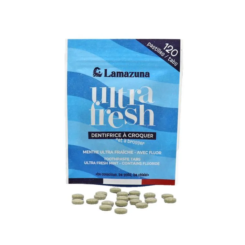 Lamazuna Toothpaste Tabs Ultra Fresh Mint Bio (30 gr)