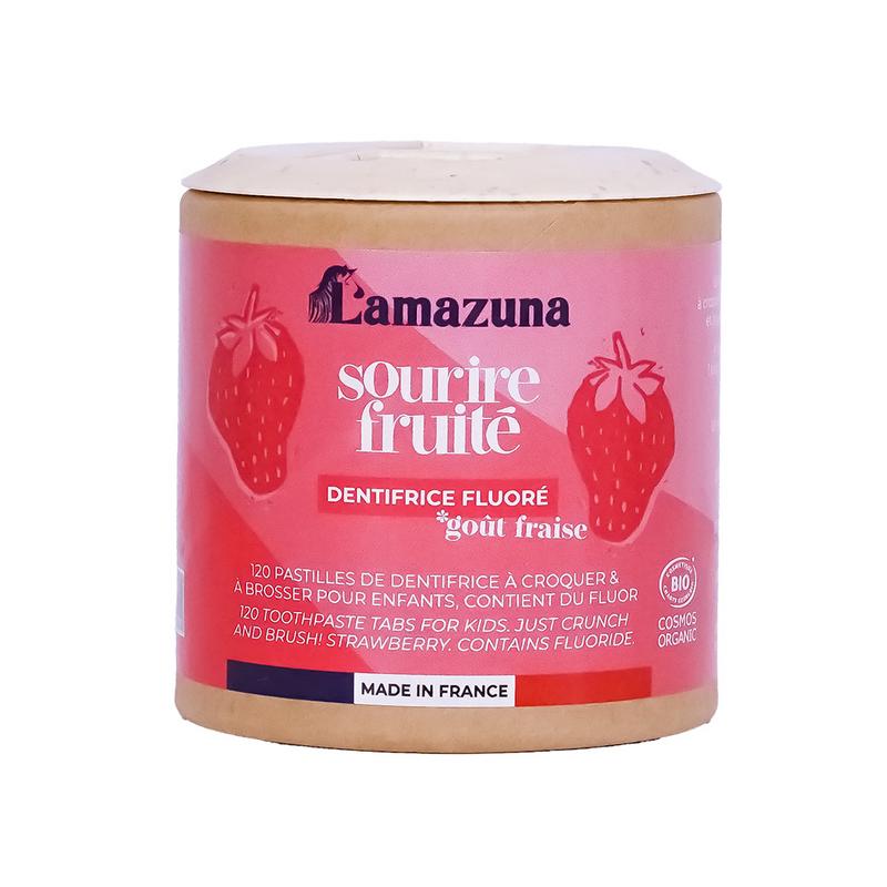 Lamazuna Toothpaste Tablets Kids Strawberry Bio (30 gr)