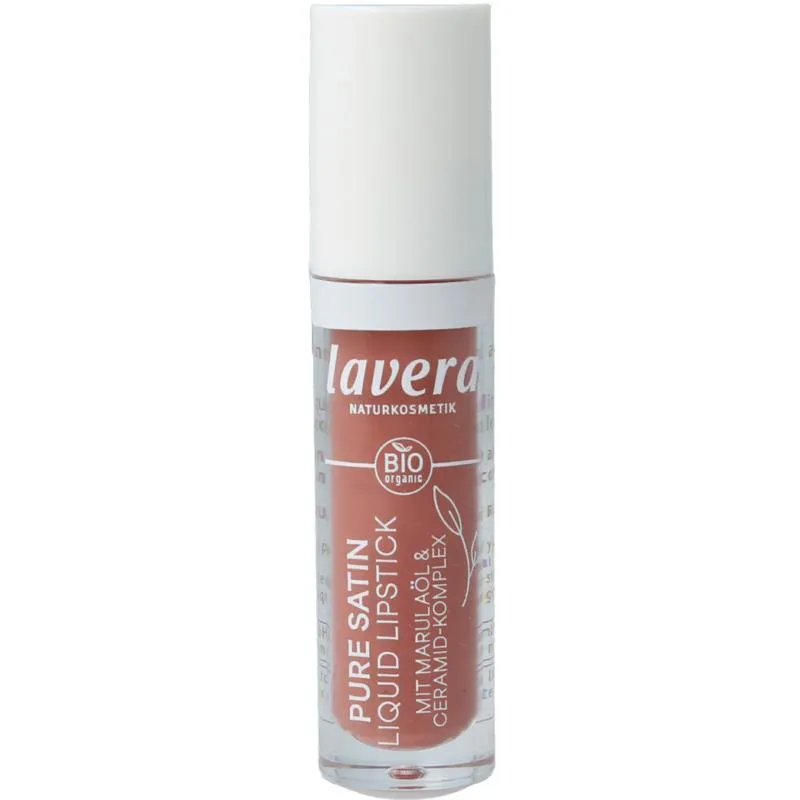 Lavera Lipstick Liquid Nude Petal 02 Bio (1 stuk)