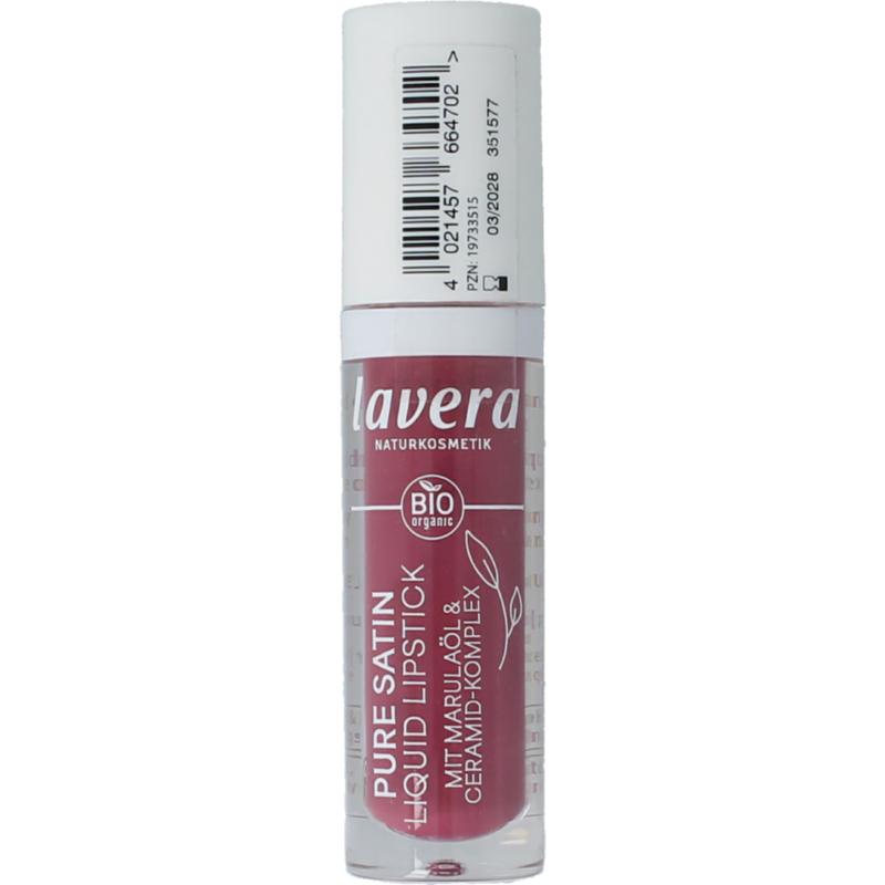 Lavera Lipstick Liquid Wild Mauve 03 Bio (1 stuk)