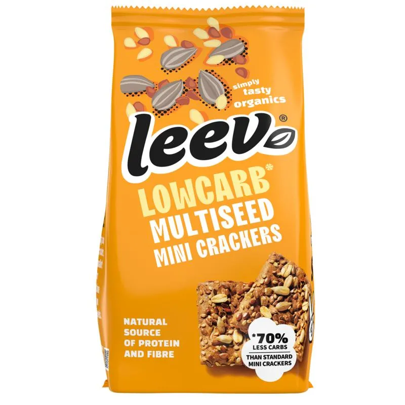 Leev Lowcarb Mini Crackers Multiseeds Bio (85 gr)