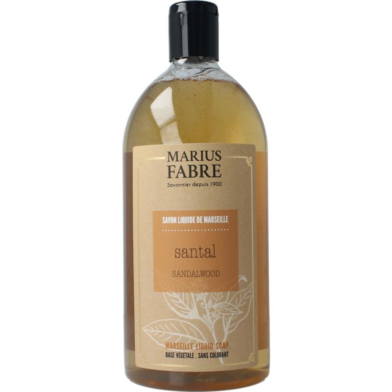 Marius Fabre Zeep Sandelhout Navulling (1000 ml)