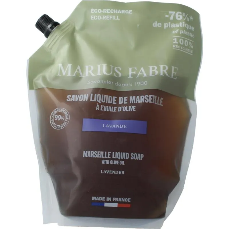 Marius Fabre Zeep Lavendel Navulling (1000 ml)