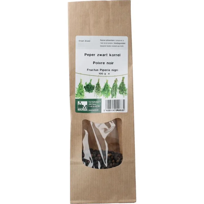 Marma Peper Zwarte Korrel (100 gr)