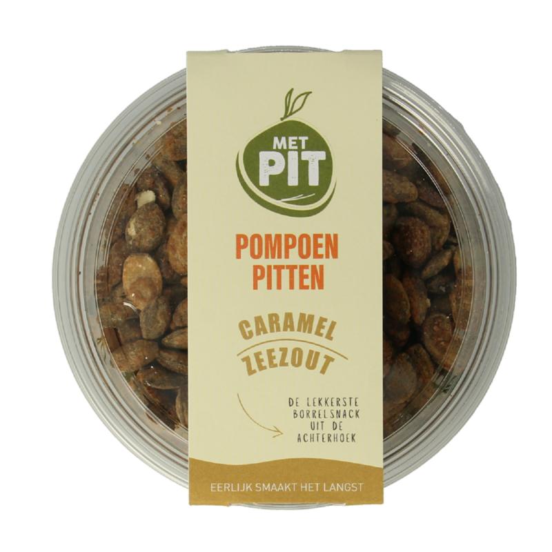 Met Pit Pompoenpitten Caramel Zeezout (150 gr)