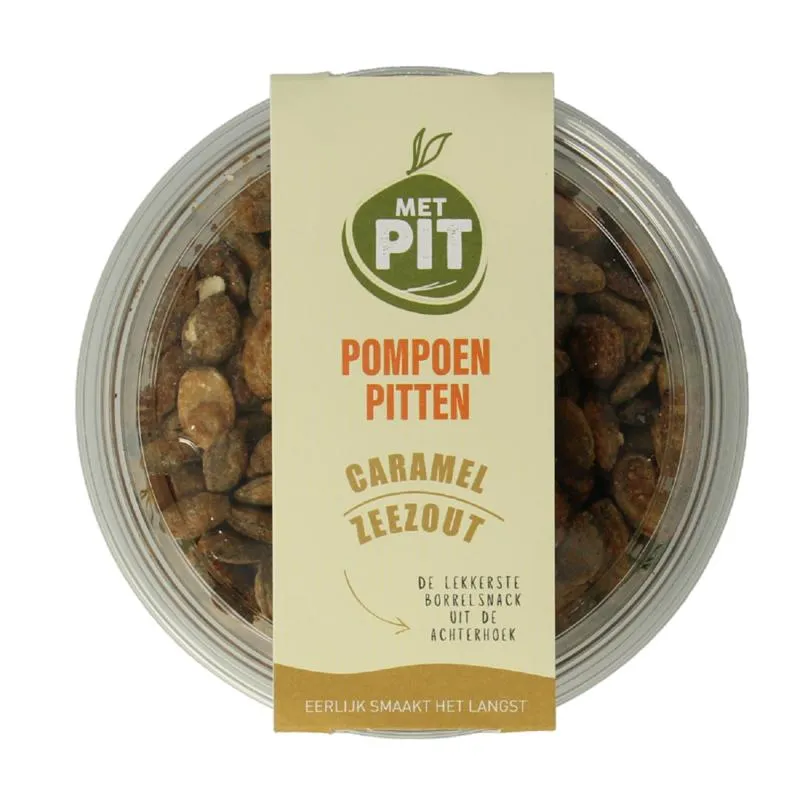 Met Pit Pompoenpitten Caramel Zeezout (150 gr)