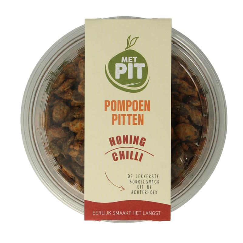 Met Pit Pompoenpitten Honing Chili (150 gr)