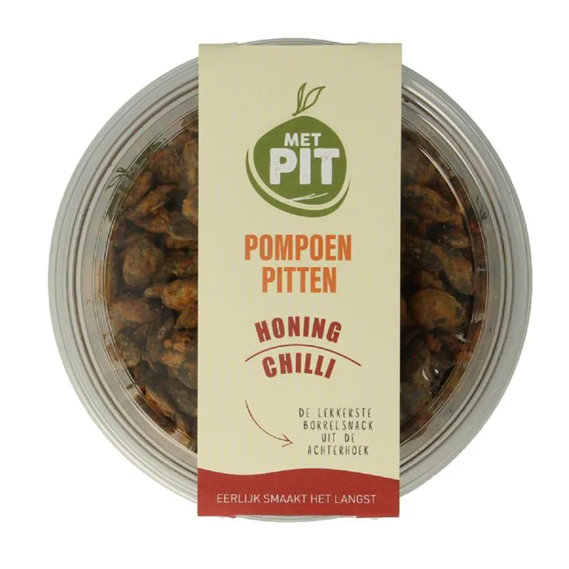 Met Pit Pompoenpitten Honing Chili (150 gr)