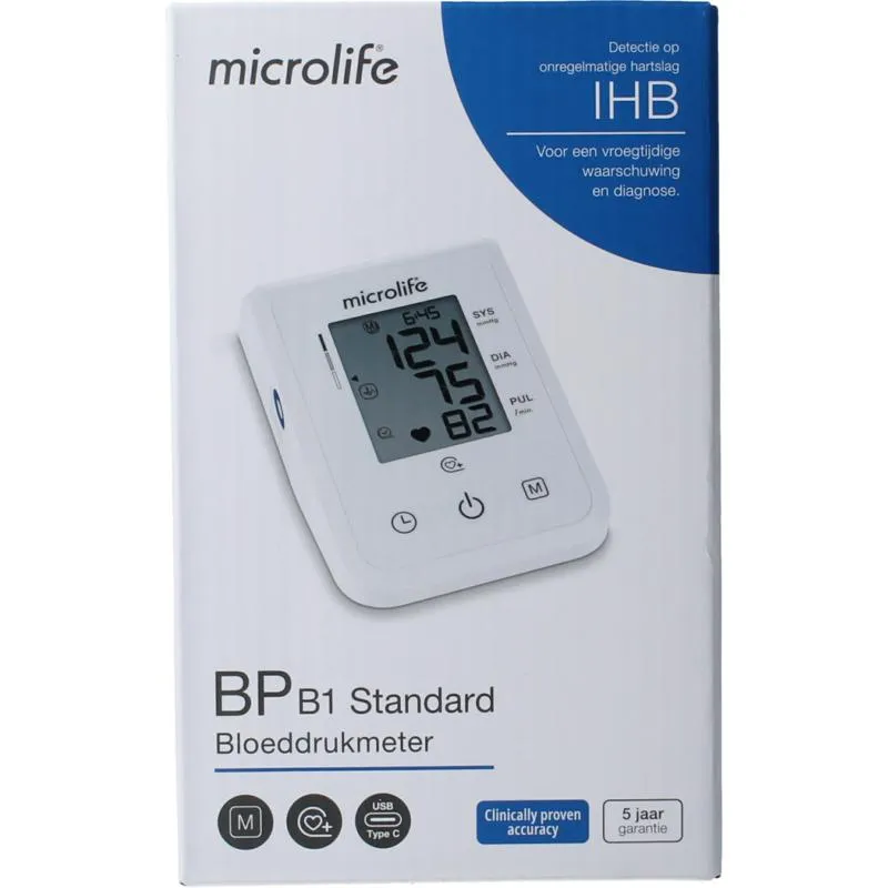 Microlife BPB1 Bloeddrukmeter Standaard (1 stuk)