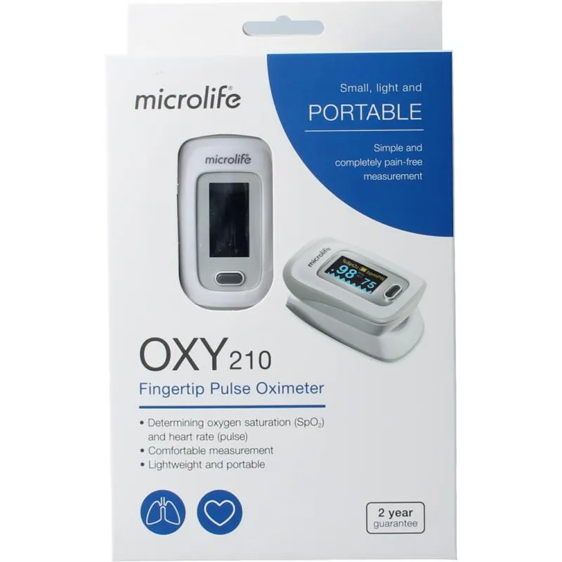 Microlife OXY210 Pulse Oximeter (1 stuk)