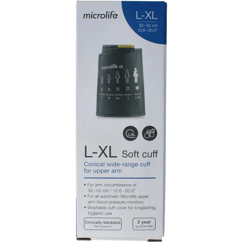Microlife Manchet 4G Soft Maat L-XL (1 stuk)