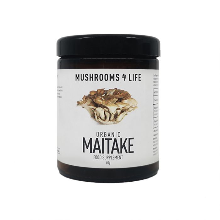 Mushrooms F Life Maitake Padddenstoelen Poeder Bio (60 gr)
