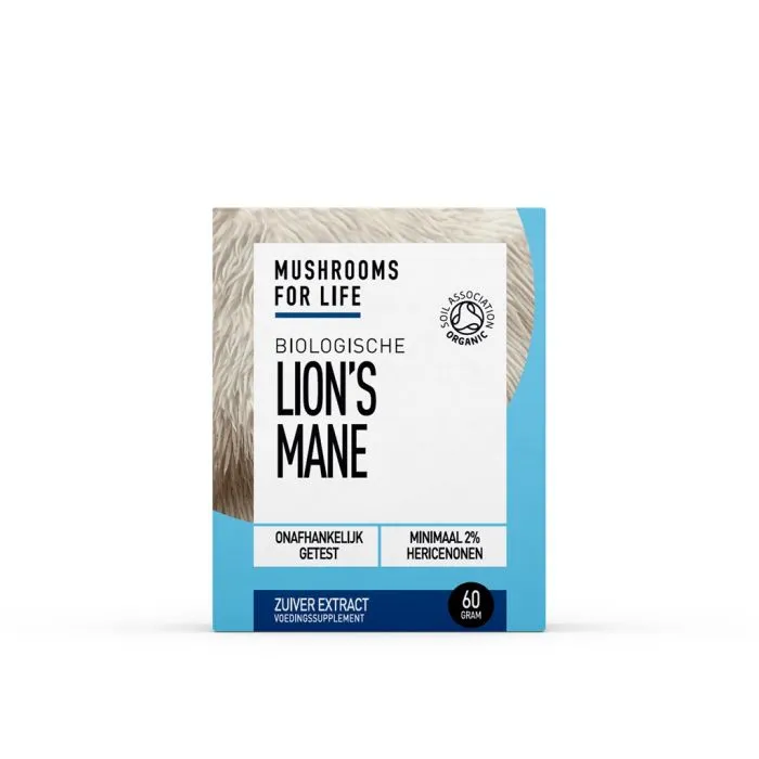 Mushrooms F Life Lion's Mane Poeder Bio (60 gr)