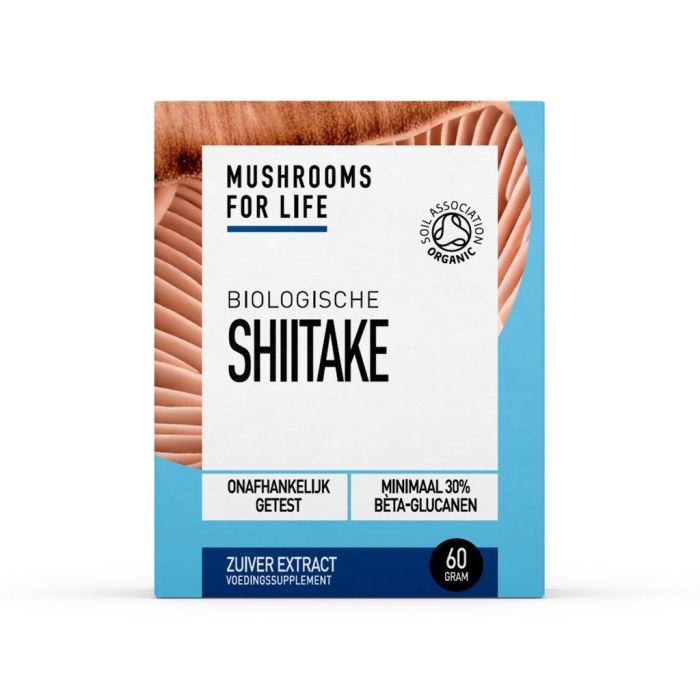 Mushrooms F Life Shiitake Poeder Bio (60 gr)