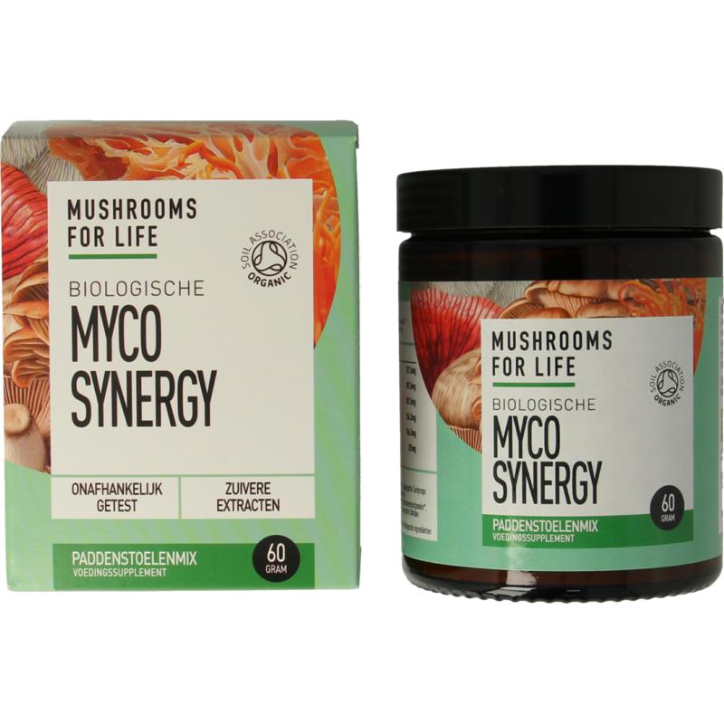 Mushrooms F Life Myco Synergy Poeder Bio (60 gr)