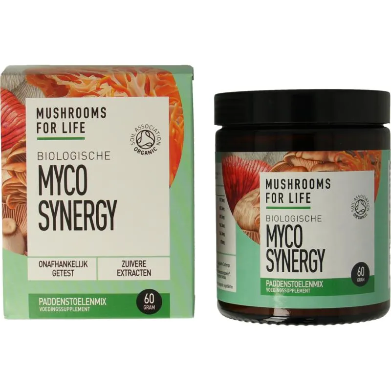Mushrooms F Life Myco Synergy Poeder Bio (60 gr)
