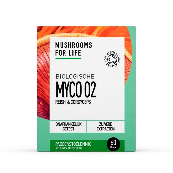 Mushrooms F Life Myco 02 Poeder Bio (60 gr)