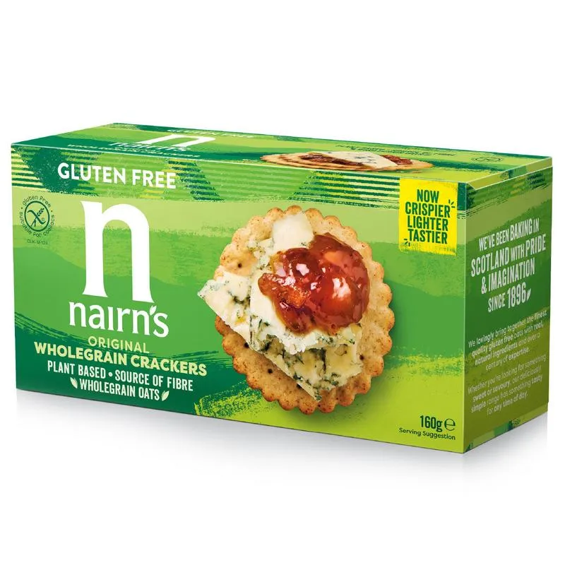 Nairns Volkoren Crackers Glutenvrij (137 gr)
