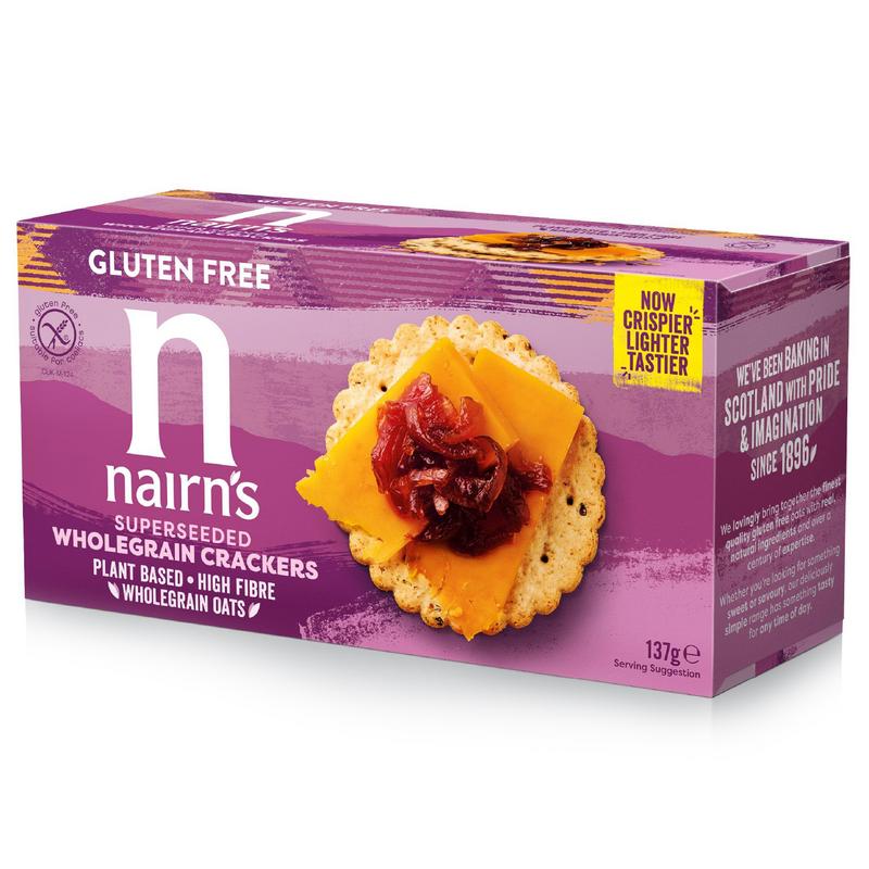 Nairns Volkoren Crackers Seeded Glutenvrij (137 gr)