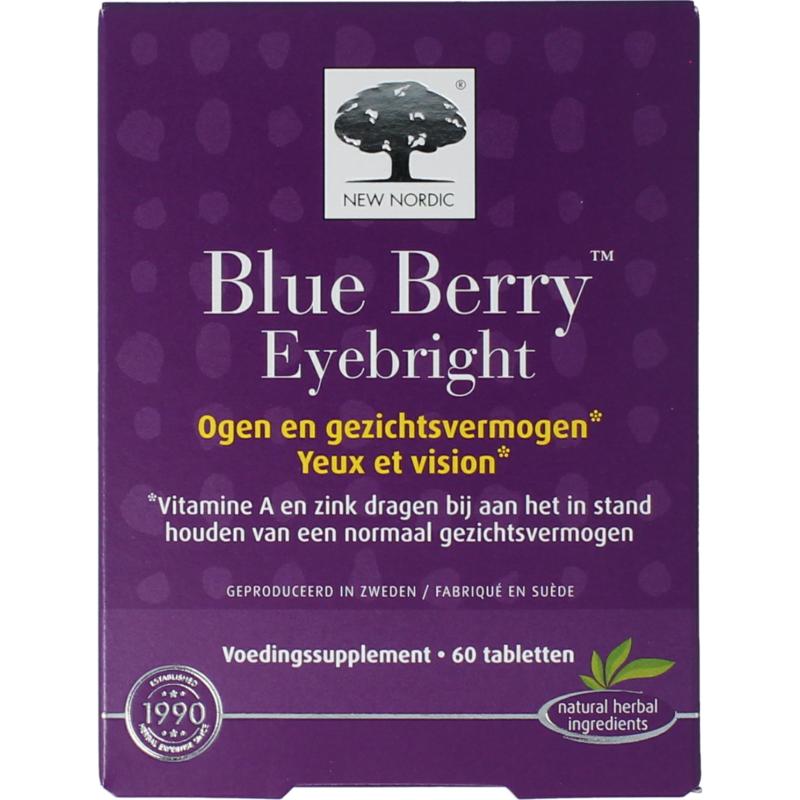 New Nordic Blue Berry Eyebright (60 tabletten)