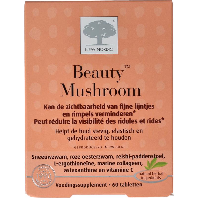 New Nordic Beauty Mushroom (60 tabletten)