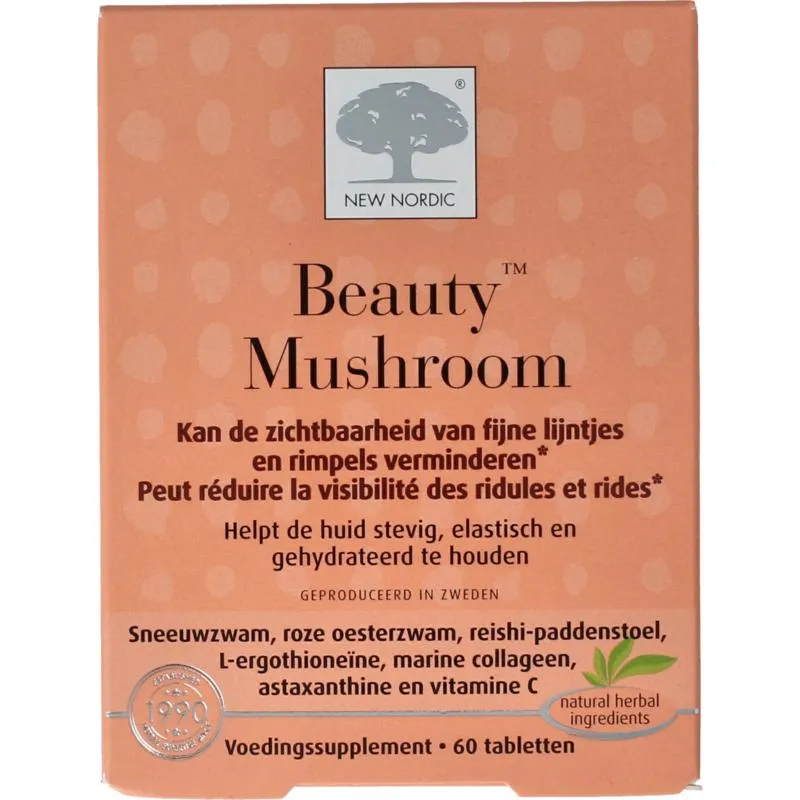 New Nordic Beauty Mushroom (60 tabletten)