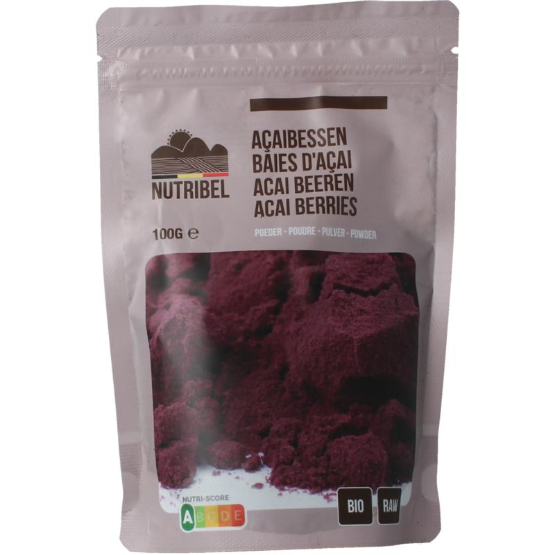 Nutribel Acaibes Poeder Raw Bio (100 gr)