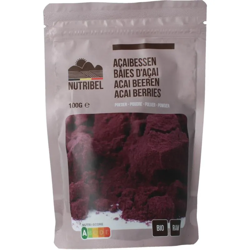 Nutribel Acaibes Poeder Raw Bio (100 gr)