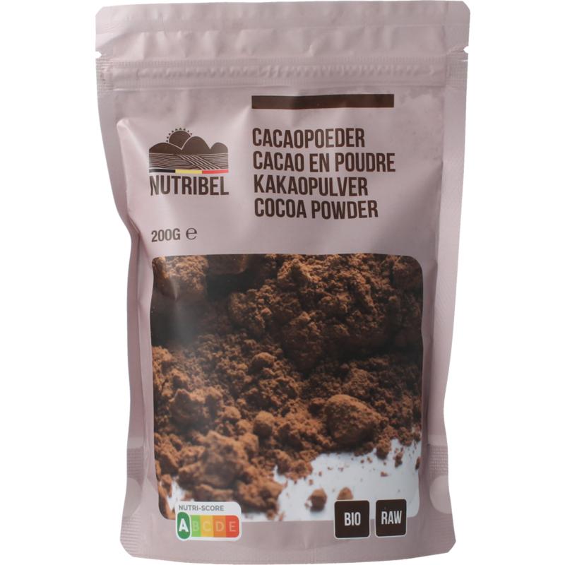 Nutribel Cacao Poeder Raw Bio (200 gr)