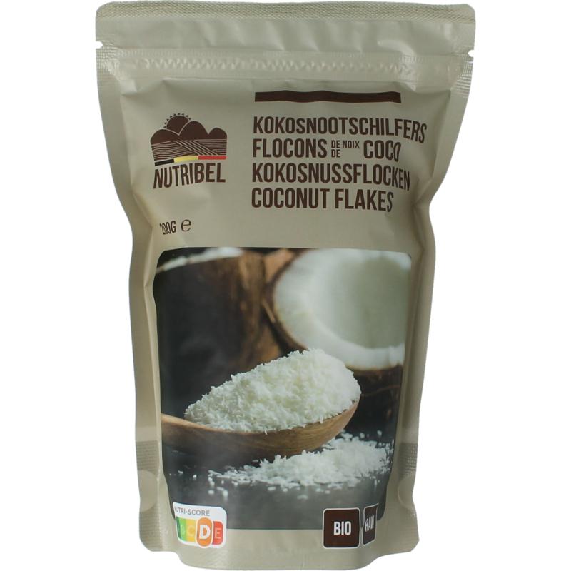 Nutribel Kokosnoot Schilfers Raw Bio (200 gr)
