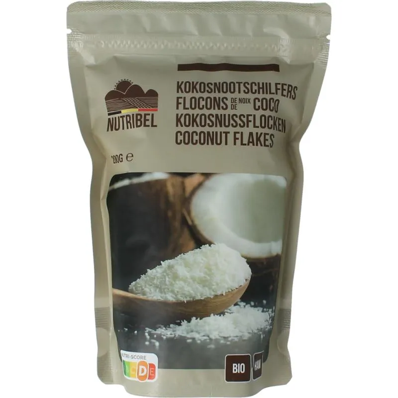 Nutribel Kokosnoot Schilfers Raw Bio (200 gr)