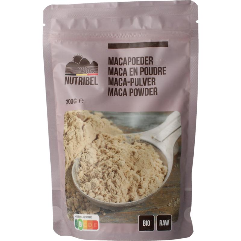 Nutribel Maca Poeder Raw Bio (200 gr)