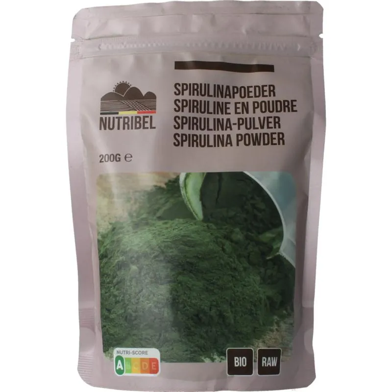 Nutribel Spirulina Poeder Raw Bio (200 gr)