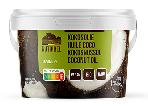 Nutribel Kokosolie Geurloos Bio (1500 ml)