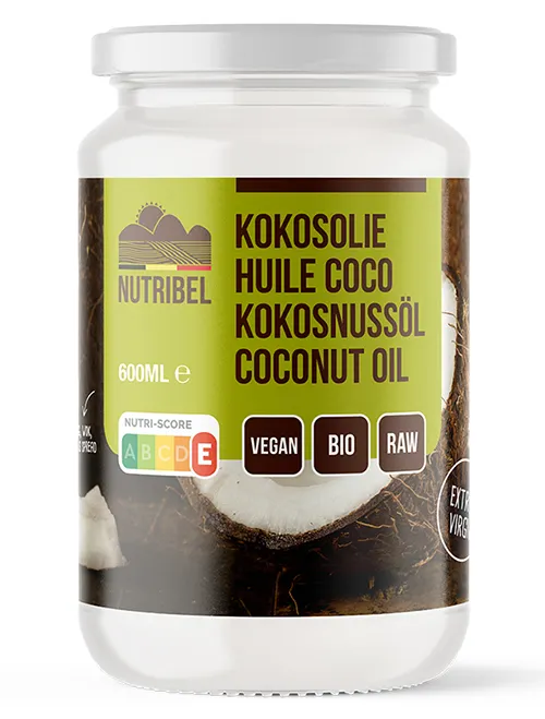 Nutribel Kokosolie Extra Vierge Bio (600 ml)