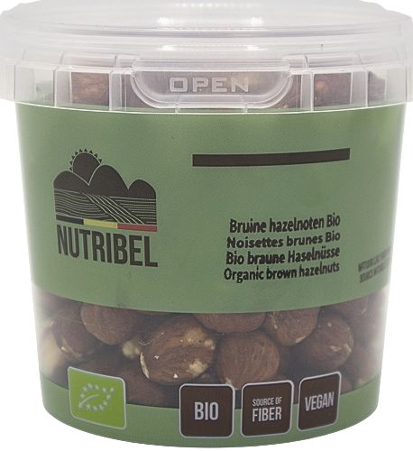 Nutribel Hazelnoten Bruin Bio (200 gr)