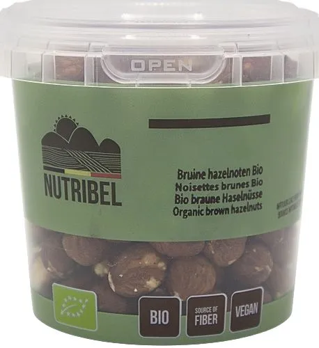 Nutribel Hazelnoten Bruin Bio (200 gr)